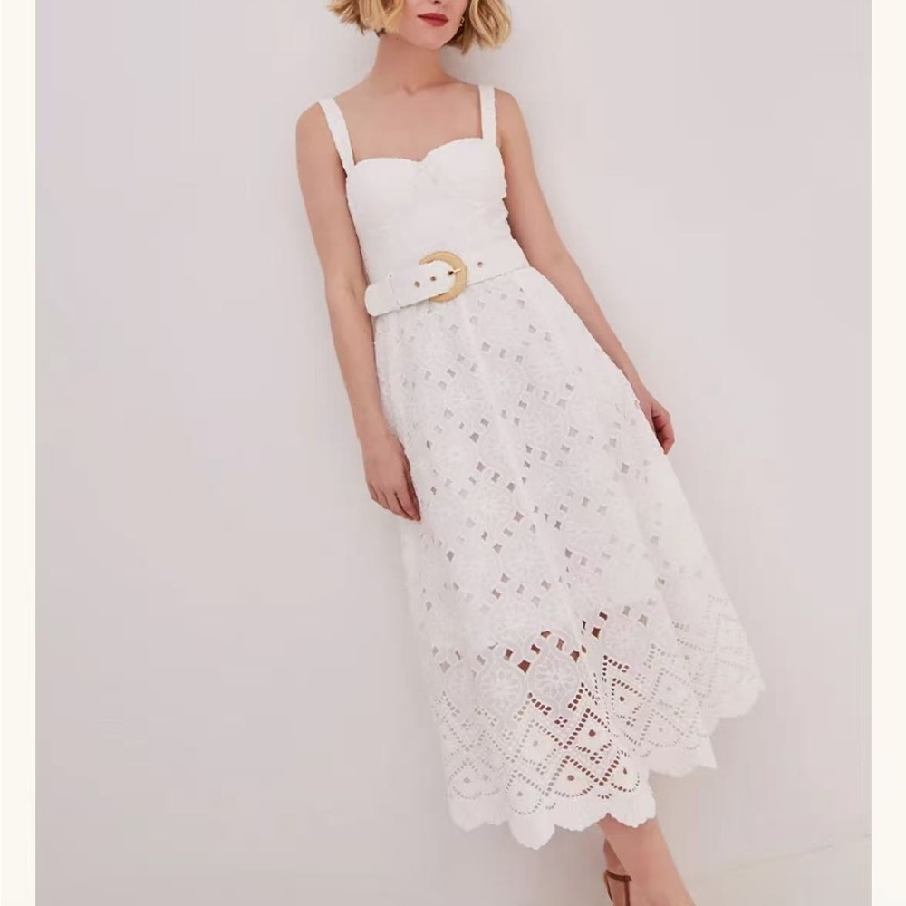 Cara Cara Calypso Dress White